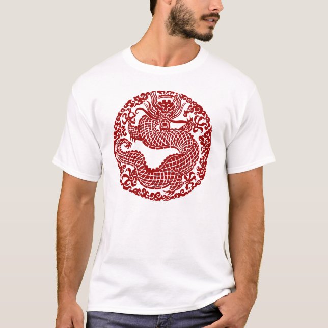 Camiseta Dragón rojo (Anverso)
