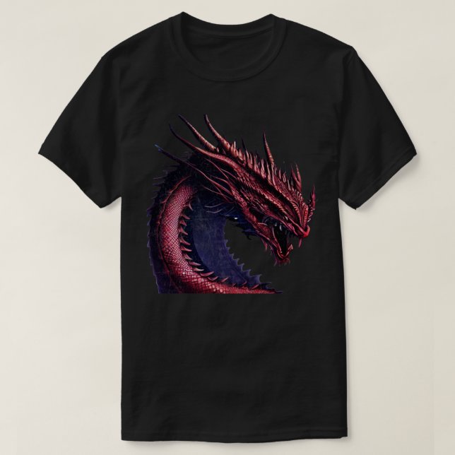 Camiseta Dragón Rojo (Diseño del anverso)