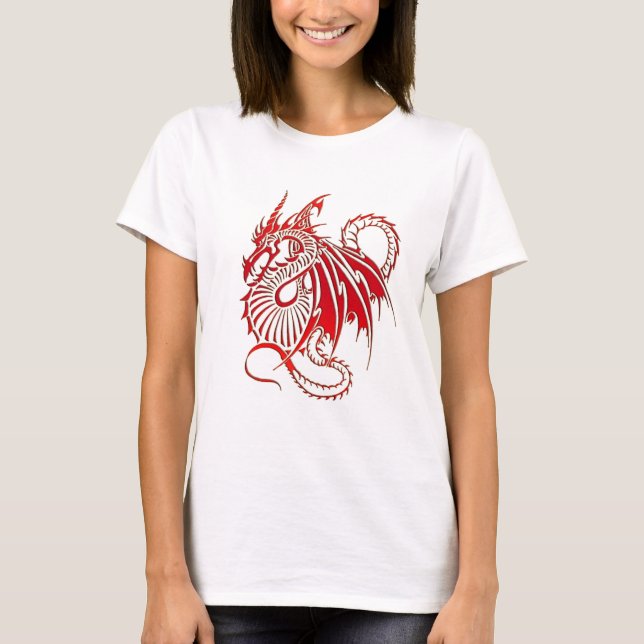 Camiseta Dragón Rojo (Anverso)