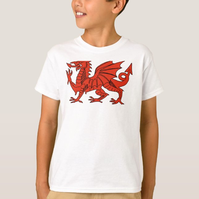 Camiseta Dragón rojo (Anverso)