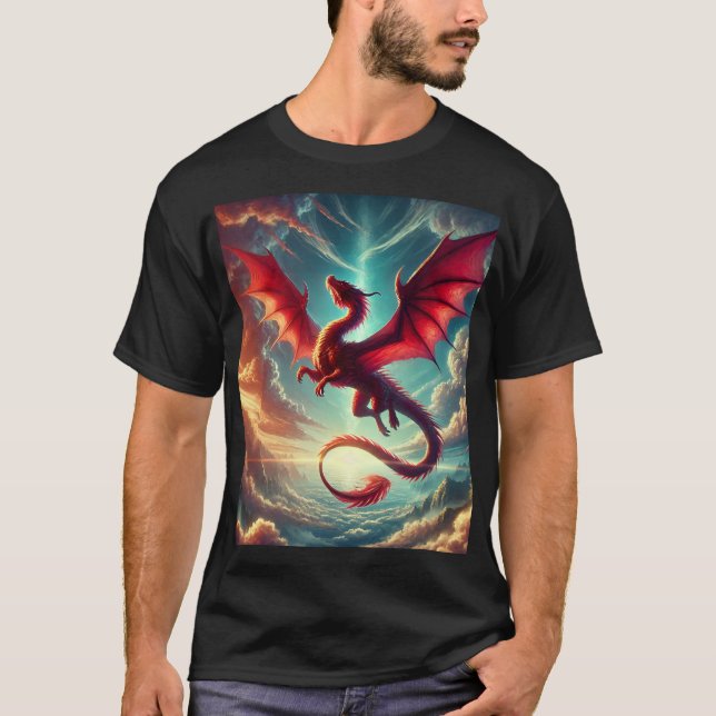 Camiseta Dragón Rojo (Anverso)