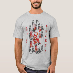 Camiseta Dragón rojo Año Nuevo chino