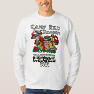 Camiseta Dragón Rojo Campamento 2025 B.A.T. Manga Larga Bla