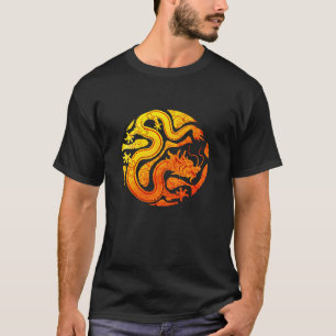 Camiseta DRAGÓN rojo del oro del año nuevo lunar chino 2024