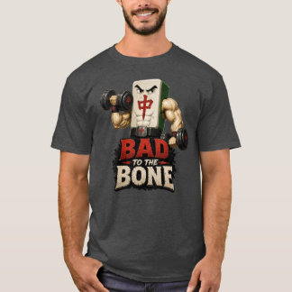 Camiseta Dragón Rojo Malo hasta los Huesos levantamiento de