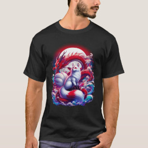 Camiseta Dragón Rojo Místico y Guardia Elemental de Zorro d