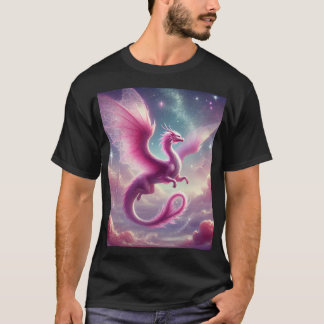 Camiseta Dragón rosa