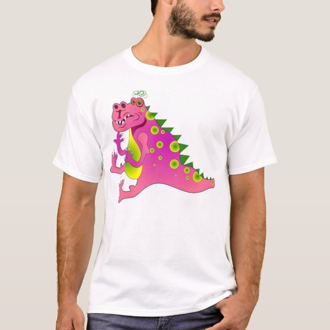 Camiseta Dragón rosado (Anverso)