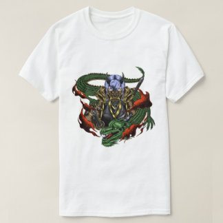 Camiseta Dragon Samurai y Máscara Oni