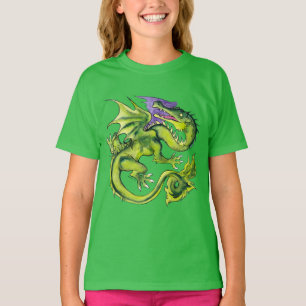 Camiseta Dragon Sap Green Medieval