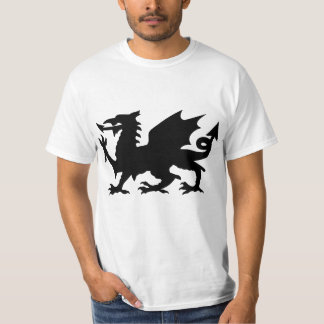 Camiseta Dragon Silhouette Tee de Gales de Ala Negra