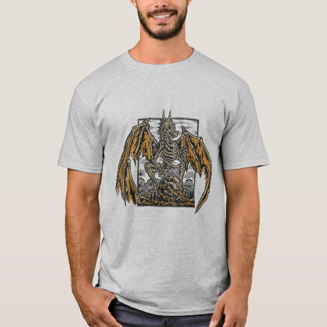 Camiseta Dragon Skeleton (Anverso)