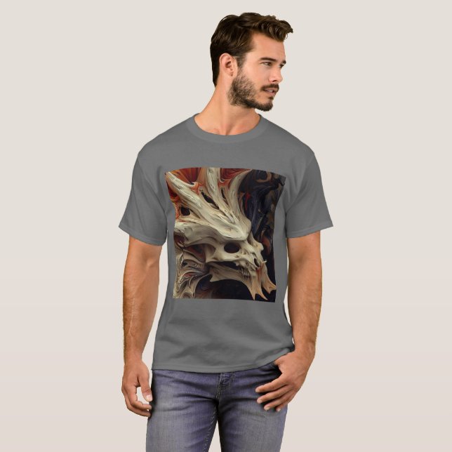 Camiseta Dragon Skull / Dragon Slayer (Anverso completo)