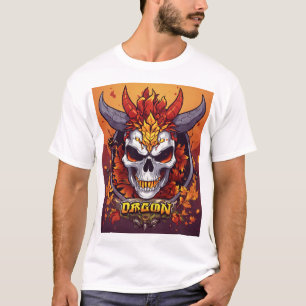 Camiseta "Dragon Skull Masterpiece T-Shirt - Símbolo de pod