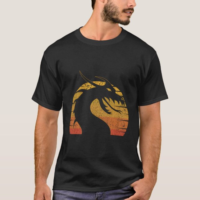 Camiseta Dragón solar retro de Guay (Anverso)