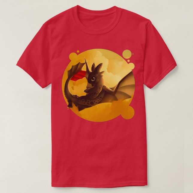Camiseta Dragon Sunset (Diseño del anverso)