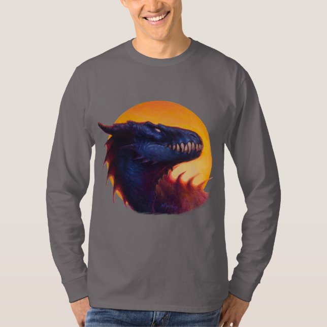 Camiseta Dragon Sunset 3 (Anverso)