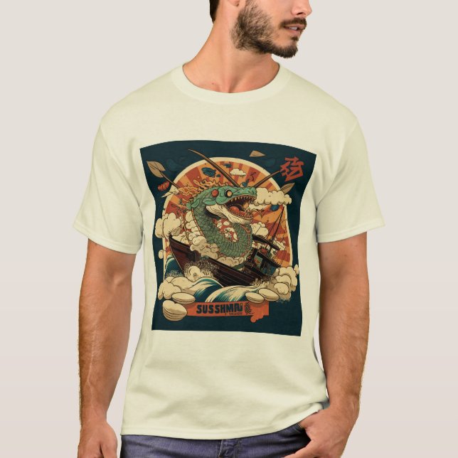 Camiseta Dragon Sushi (Anverso)