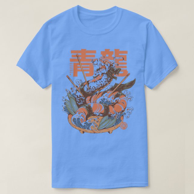 Camiseta Dragon Sushi (Diseño del anverso)