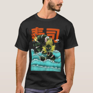 Camiseta Dragon Sushi wave