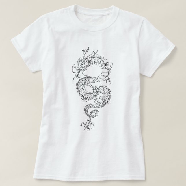 Camiseta Dragon T-shirt (Diseño del anverso)
