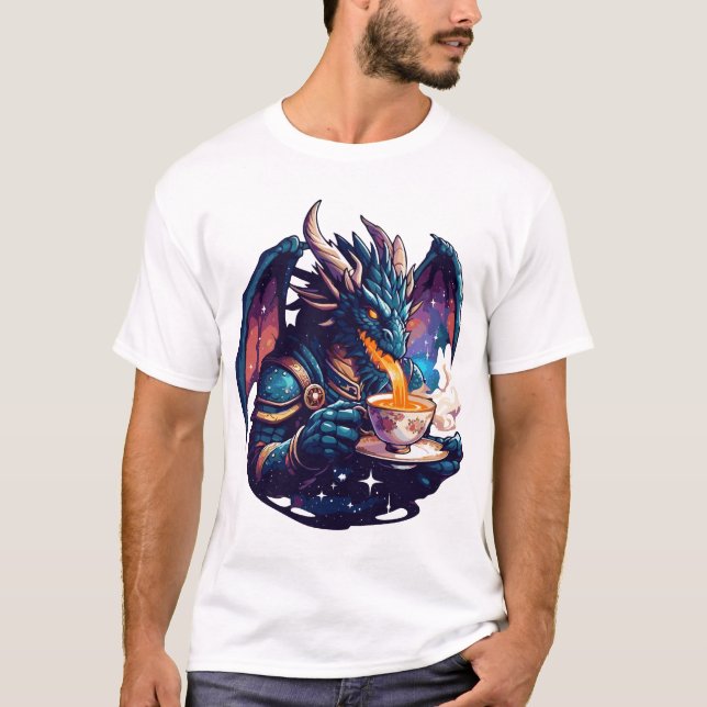 Camiseta Dragon Teatime | Té de elaboración de dragones (Anverso)