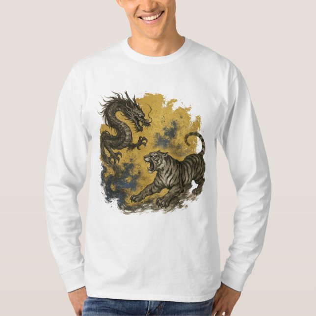 Camiseta 【Dragon Tiger Long Sleeve T-Shirt】 (Anverso)