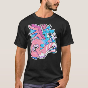 Camiseta Dragon Trans Orgullo Transgénero Bandera Transsexu