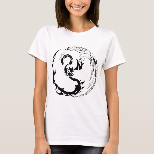 Camiseta Dragón tribal (Anverso)