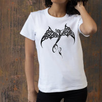 Dragón Tribal Celta Entrelazado Negro Blanco Fanta