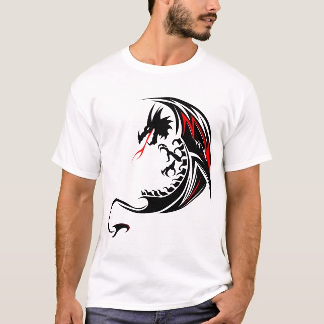 Camiseta dragon_tribal_tatouage_forme_2004  (Anverso)