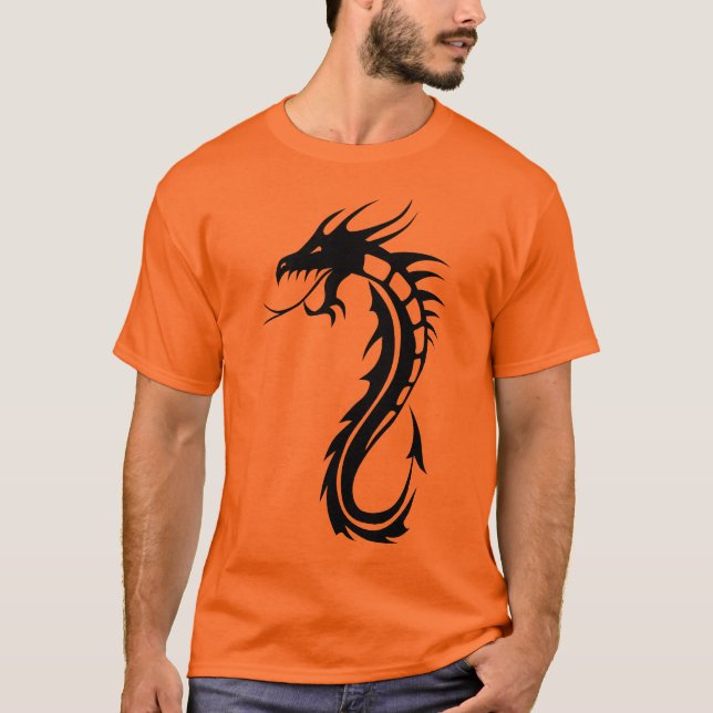 Camiseta dragon tribal tatouage forme 2004_  (Anverso)