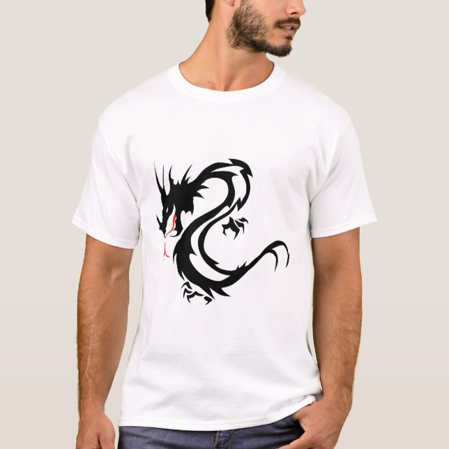 Camiseta dragon_tribal_tatouage_forme_2004_o (Anverso)