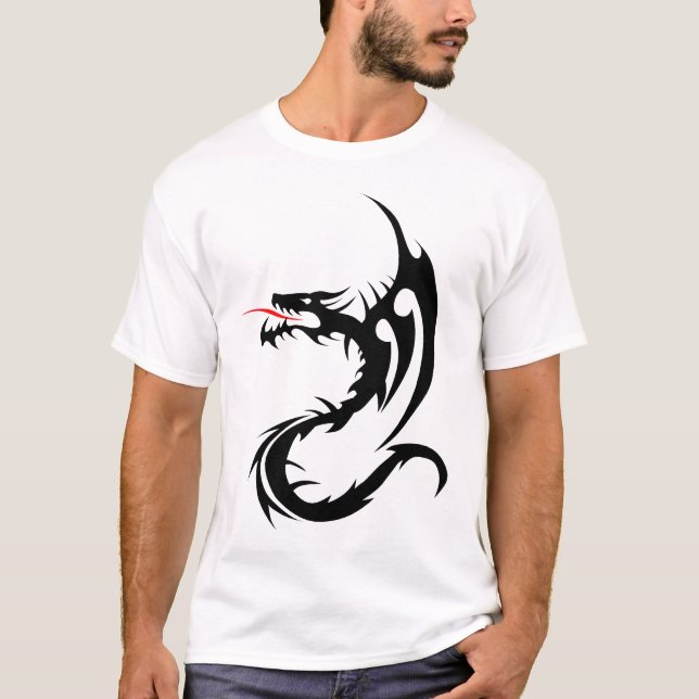 Camiseta dragon_tribal_tatouage_forme_2004_oo_y (Anverso)