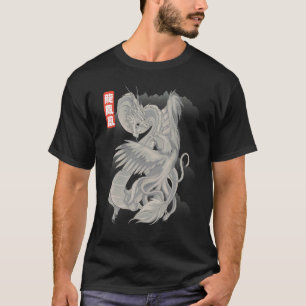 Camiseta Dragon VS Phoenix Chinese Mythology Loong Fenghuan