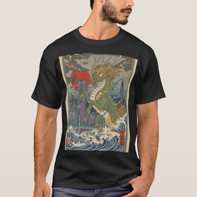 Camiseta Dragon Waves (Anverso)