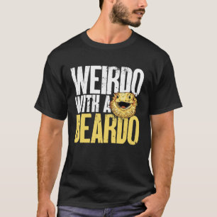 Camiseta Dragon Weirdo Con Barba Con Beardo Beardie Reptil