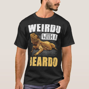 Camiseta Dragon Weirdo Con Cabeza Con Reptiles Beardo