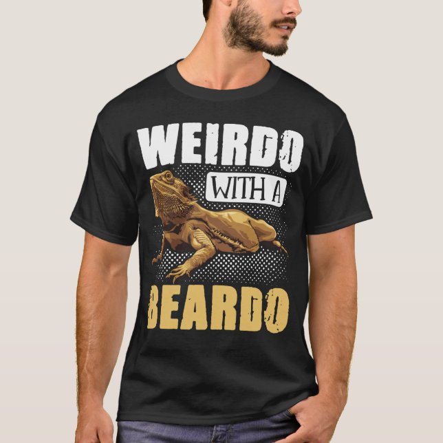 Camiseta Dragon Weirdo Con Cabeza Con Reptiles Beardo (Anverso)