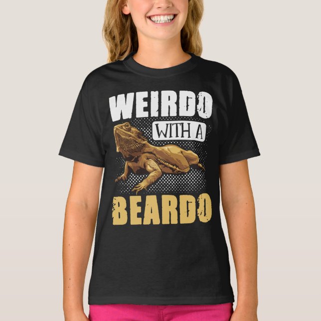Camiseta Dragon Weirdo Con Cabeza Con Reptiles Beardo (Anverso)
