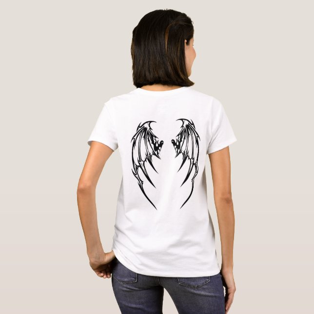Camiseta Dragon wings (Reverso completo)