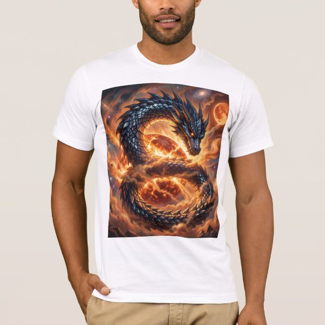Camiseta Dragon World – The Realm of Fire and Magic´4 (Anverso)