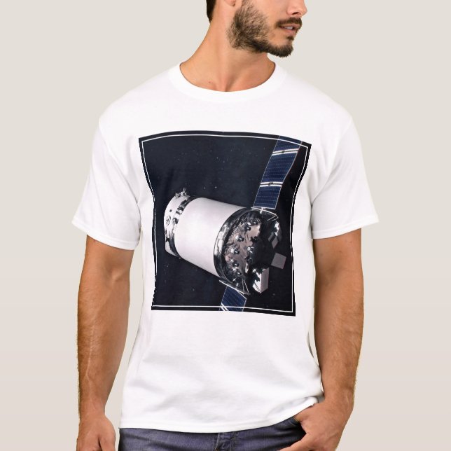 Camiseta Dragon Xl Spacecraft Aproximándose A Una Puerta Lu (Anverso)