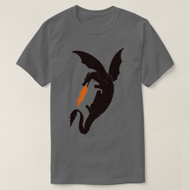 Camiseta Dragón y caballo (Diseño del anverso)