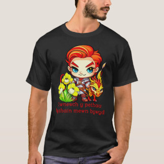 Camiseta Dragón y Daffodils del Día de San David