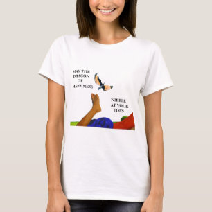 Camiseta Dragón y dedos de las manos
