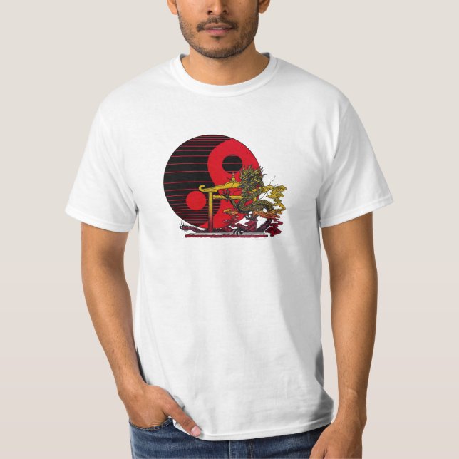 Camiseta Dragon Yin Yang T-Shirt (Anverso)