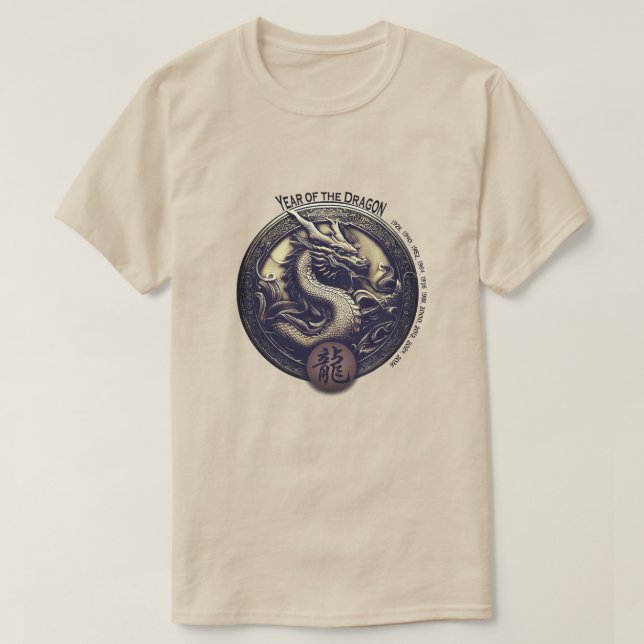 Camiseta Dragón zodiaco chino (Diseño del anverso)