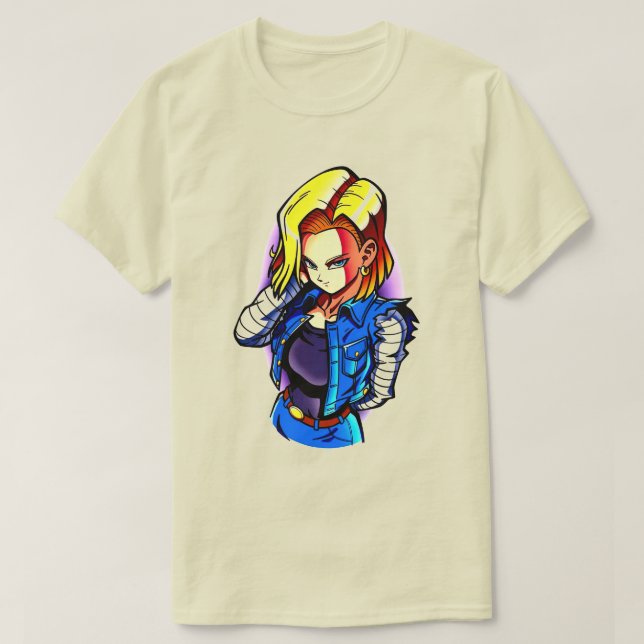 Camiseta dragonball (Diseño del anverso)