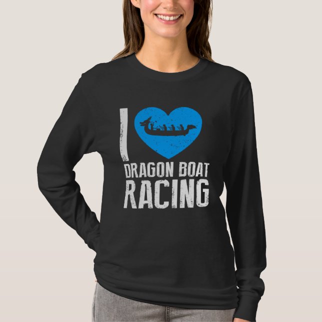 Camiseta Dragonboat Theme for Dragon Boat Paddlers  10 (Anverso)